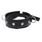 Полиуретановый ошейник с пуклями и D-кольцами Collar with Studs - Blush Novelties - купить с доставкой в Кисловодске