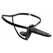 Женский страпон с вагинальной пробкой Double Penetrix Strap-on - 15 см. - Pipedream - купить с доставкой в Кисловодске