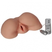 Телесная вибровагина из киберкожи с выносным пультом - LOVETOY (А-Полимер) - в Кисловодске купить с доставкой