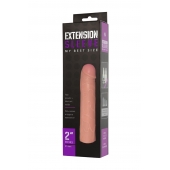 Насадка-удлинитель Extension sleeve телесного цвета - 18,5 см. - Sitabella - в Кисловодске купить с доставкой