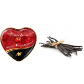 Массажная свеча с ароматом ванили Bougie Massage Candle - 35 мл. - Plaisir Secret - купить с доставкой в Кисловодске