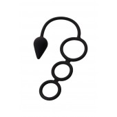 Тройное эрекционное кольцо с анальным хвостом Drop S-size - Erotist Adult Toys - в Кисловодске купить с доставкой