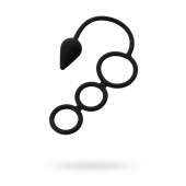 Тройное эрекционное кольцо с анальным хвостом Drop S-size - Erotist Adult Toys - в Кисловодске купить с доставкой