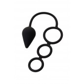 Тройное эрекционное кольцо с анальным хвостом Drop M-size - Erotist Adult Toys - в Кисловодске купить с доставкой