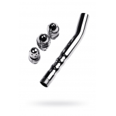 Металлический анальный душ с тремя насадками - ToyFa - купить с доставкой в Кисловодске