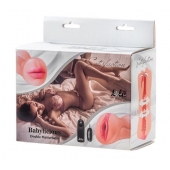 Двусторонний мастурбатор с вибропулей Satisfaction Babylicious - Lola Games - в Кисловодске купить с доставкой