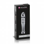 Ребристый фаллоимитатор для электростимуляции Funky Fella Rill Dildo - 13 см. - MyStim - купить с доставкой в Кисловодске