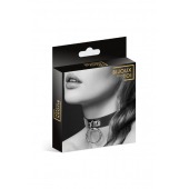 Узенький ошейник из полиуретана с кольцом - Bijoux Pour Toi - купить с доставкой в Кисловодске