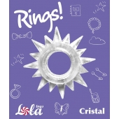 Прозрачное эрекционное кольцо Rings Cristal - Lola Games - в Кисловодске купить с доставкой
