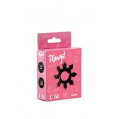 Чёрное эрекционное кольцо Rings Gear - Lola Games - в Кисловодске купить с доставкой