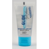 Интимная смазка на водной основе Glide - 30 мл. - HOT - купить с доставкой в Кисловодске