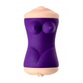 Двухсторонний мастурбатор JOS YARA в фиолетовой колбе - JOS - в Кисловодске купить с доставкой