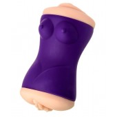 Двухсторонний мастурбатор JOS YARA в фиолетовой колбе - JOS - в Кисловодске купить с доставкой