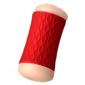 Двухсторонний мастурбатор JOS  NADIN в красном цилиндре - JOS - в Кисловодске купить с доставкой