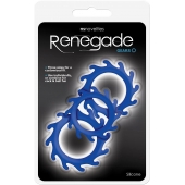 Набор из 3 синих эрекционных колец Renegade Gears - NS Novelties - в Кисловодске купить с доставкой