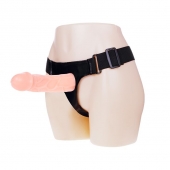 Телесный фаллоимитатор на трусиках Jessica Strap-On - 15,5 см. - Baile - купить с доставкой в Кисловодске