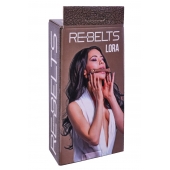 Кляп-трензель Lora с металлическими кольцами - Rebelts - купить с доставкой в Кисловодске