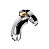 Серебристый мужской пояс верности TOYFA Metal - ToyFa - купить с доставкой в Кисловодске