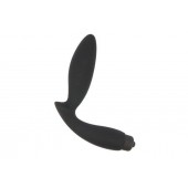 Чёрный вибростимулятор простаты Sex Expert Vibe Pleasure - Sex Expert - в Кисловодске купить с доставкой