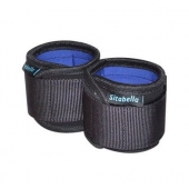 Неопреновые черно-синие наручники - Sitabella - купить с доставкой в Кисловодске