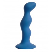 Синяя анальная пробка Terra - 12 см. - Le Frivole
