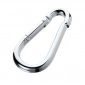 Серебристый карабин TOYFA Metal - ToyFa - купить с доставкой в Кисловодске