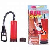 Вакуумная помпа с двумя сменными насадками NEW STAY HARD PUMP CLEAR RED - Seven Creations - в Кисловодске купить с доставкой