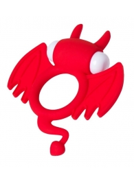 Красное эрекционное кольцо на пенис JOS COCKY DEVIL - JOS - в Кисловодске купить с доставкой