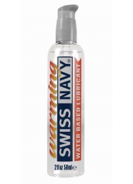 Разогревающий лубрикант на водной основе Swiss Navy Warming Lube - 59 мл. - Swiss navy - купить с доставкой в Кисловодске