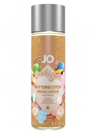 Смазка на водной основе Candy Shop Butterscotch с ароматом ирисок - 60 мл. - System JO - купить с доставкой в Кисловодске