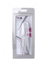 Прозрачная насадка с шишечками и шипами - 13,5 см. - Toyfa Basic - в Кисловодске купить с доставкой