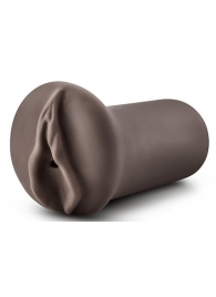 Коричневый мастубратор-вагина Nicole s Kitty - Blush Novelties - в Кисловодске купить с доставкой