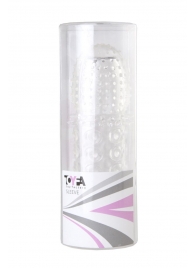 Прозрачная закрытая гелевая насадка - 13,5 см. - Toyfa Basic - в Кисловодске купить с доставкой