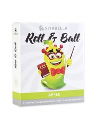 Стимулирующий презерватив-насадка Roll   Ball Apple - Sitabella - купить с доставкой в Кисловодске