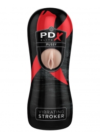 Мастурбатор-вагина Vibrating Pussy Stroker с вибрацией - Pipedream - в Кисловодске купить с доставкой
