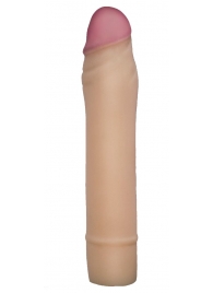 Телесная насадка-удлинитель из неоскин - 19,5 см. - LOVETOY (А-Полимер) - в Кисловодске купить с доставкой