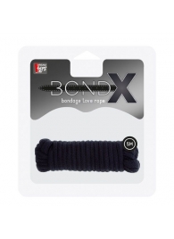 Чёрная веревка для связывания BONDX LOVE ROPE - 5 м. - Dream Toys - купить с доставкой в Кисловодске