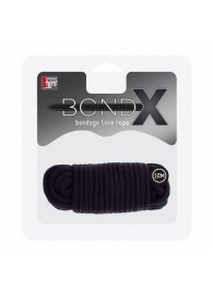 Черная веревка для связывания BONDX LOVE ROPE - 10 м. - Dream Toys - купить с доставкой в Кисловодске