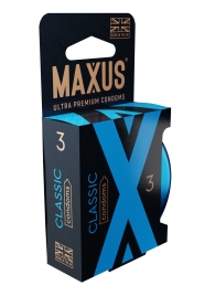 Классические презервативы в железном кейсе MAXUS Classic - 3 шт. - Maxus - купить с доставкой в Кисловодске