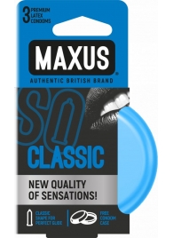 Классические презервативы в железном кейсе MAXUS Classic - 3 шт. - Maxus - купить с доставкой в Кисловодске