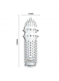 Закрытая прозрачная насадка Crystal sleeve - 14,2 см. - Erowoman-Eroman - в Кисловодске купить с доставкой