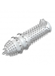 Закрытая прозрачная насадка Crystal sleeve - 14,2 см. - Erowoman-Eroman - в Кисловодске купить с доставкой