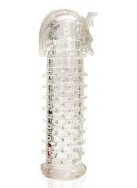 Закрытая прозрачная насадка на пенис Crystal Sleeve Faraon - 13,5 см. - Erowoman-Eroman - в Кисловодске купить с доставкой