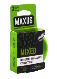Презервативы в железном кейсе MAXUS Mixed - 3 шт. - Maxus - купить с доставкой в Кисловодске