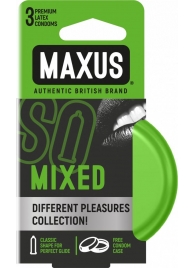 Презервативы в железном кейсе MAXUS Mixed - 3 шт. - Maxus - купить с доставкой в Кисловодске