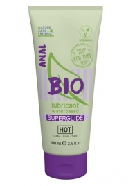Интимный увлажняющий анальный гель BIO SuperGlide - 100 мл. - HOT - купить с доставкой в Кисловодске