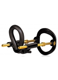 Черный экстендер-растяжитель пениса - Sex Expert - в Кисловодске купить с доставкой