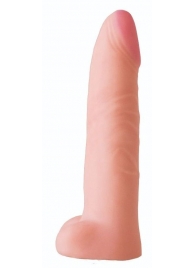 Телесная насадка на Harness с коннектором BLACK LINE - 18,5 см. - LOVETOY (А-Полимер) - купить с доставкой в Кисловодске