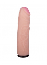 Черный пояс-трусики с насадкой  Гламур Dana  - 15,5 см. - LOVETOY (А-Полимер) - купить с доставкой в Кисловодске