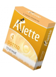 Презервативы Arlette Dotted с точечной текстурой - 3 шт. - Arlette - купить с доставкой в Кисловодске